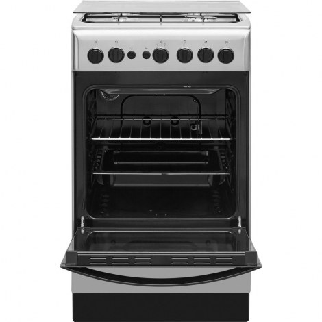 INDESIT | Cooker | IS5G1PMX/E | Hob type Gas | Oven type Gas | Stainless steel | Width 50 cm | Grilling | Depth 60 cm | 59 L - 2